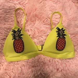 Pineapple triangle bikini